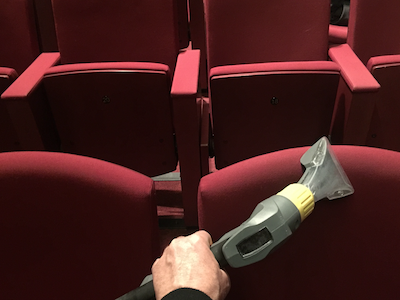 limpieza e ignifugación de butacas en teatros y auditorios in situ